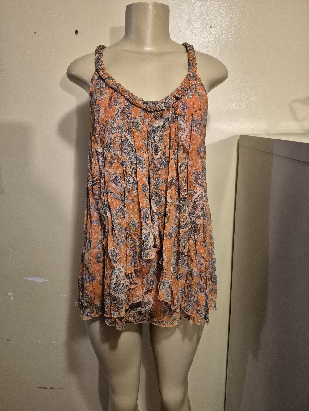 Sundance Silk Summer Top Blouse XL - Picture 3 of 6